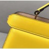 Fendi Peekaboo ISeeU East-West Bag In Yellow Nappa 668