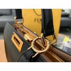 Fendi Peekaboo ISeeU Medium Bag In Black Leather 271