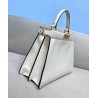 Fendi Peekaboo ISeeU Medium Bag In White Leather 303