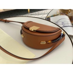 Fendi Moonlight Saddle Bag In Brown Calfskin 339