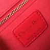 Dior Small Dioraddict Flap Bag In Cherry Lambskin 926