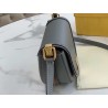 Fendi Moonlight Saddle Bag In Grey Calfskin 394