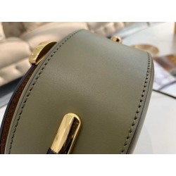 Fendi Moonlight Saddle Bag In Green Calfskin 942