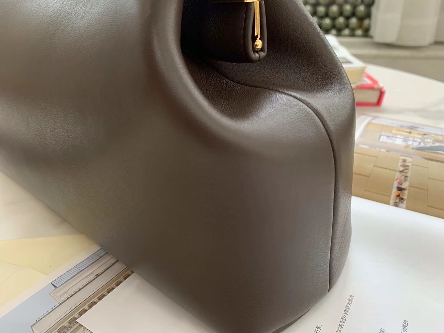 Fendi Medium First Bag In Chocolate Nappa Leather 123