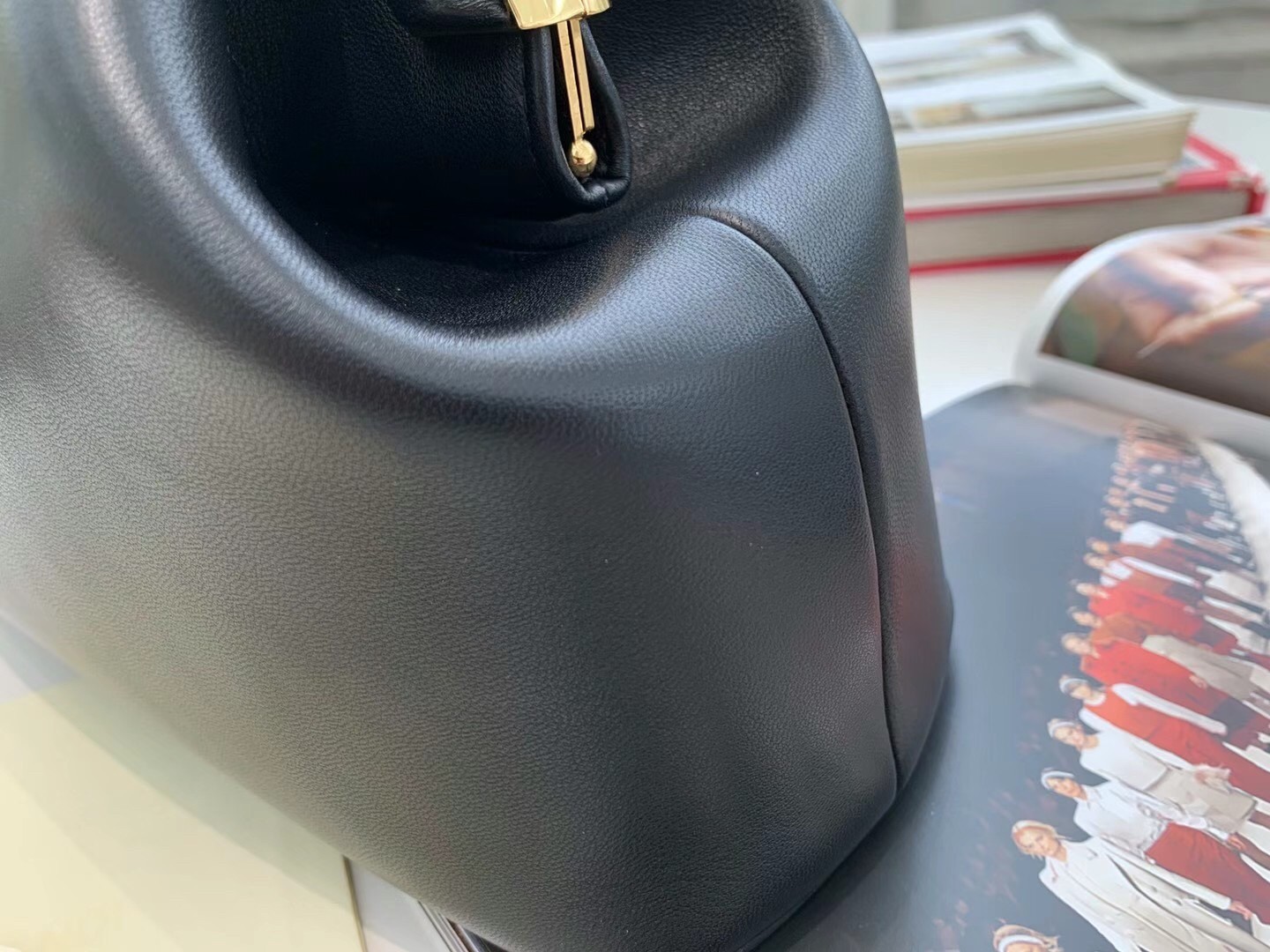 Fendi Medium First Bag In Black Nappa Leather 941