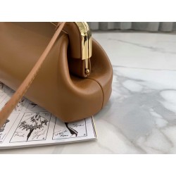 Fendi First Small Bag In Brown Nappa Leather 075