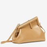 Fendi First Small Bag In Beige Nappa Leather 128