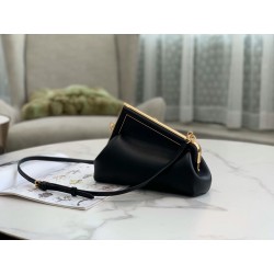 Fendi First Small Bag In Black Nappa Leather 130