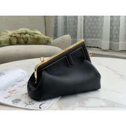 Fendi First Small Bag In Black Nappa Leather 130