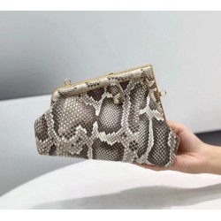 Fendi Small First Bag In Natural Python Leather 359