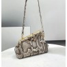 Fendi Small First Bag In Natural Python Leather 359