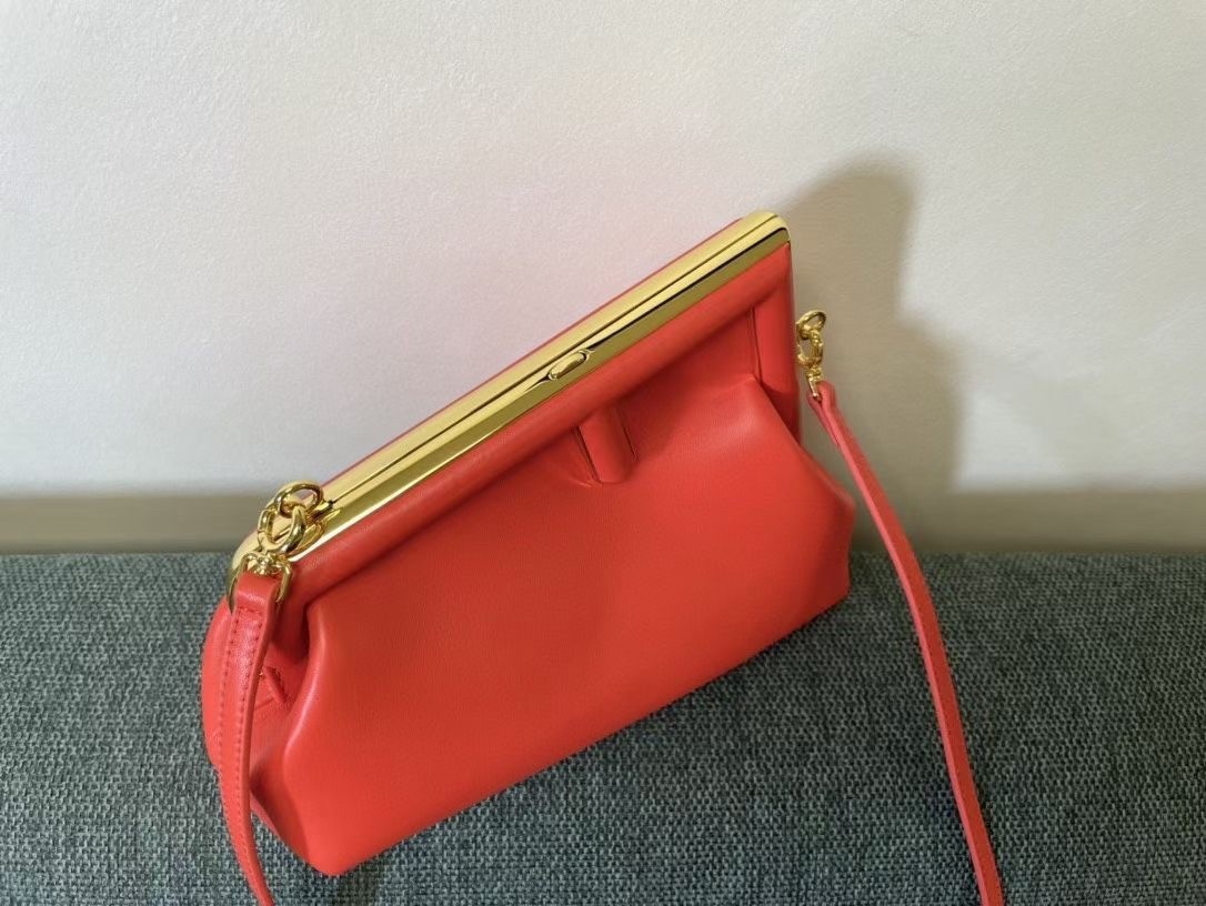 Fendi Small First Bag In Piment Nappa Leather 265