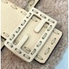 Fendi Medium Baguette Bag In Beige Shearling 587