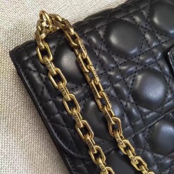 Dior Dioraddict Flap Bag In Black Lambskin 011