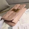 Dior Dioraddict Flap Bag In Pink Lambskin 301