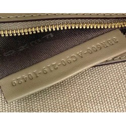 Fendi Medium Baguette Bag In Grey FF Canvas 183