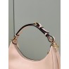 Fendi Fendigraphy Small Hobo Bag In Pink Leather 507