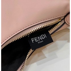 Fendi Fendigraphy Small Hobo Bag In Pink Leather 507