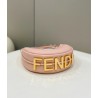 Fendi Fendigraphy Small Hobo Bag In Pink Leather 507