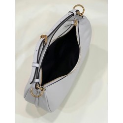 Fendi Fendigraphy Small Hobo Bag In White Leather 555