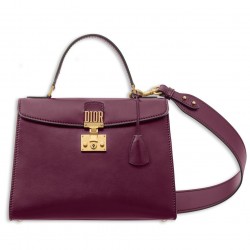 Dior DiorAddict Tote Bag In Bordeaux Calfskin 380