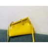 Fendi Small First Bag In Yellow Nappa Leather 828