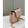 Fendi Baguette Chain Midi Bag In Powder Nappa Leather 865