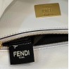 Fendi Baguette Chain Midi Bag In White Nappa Leather 922