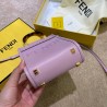 Fendi Mini Sunshine Shopper Bag In Lilas Leather 133