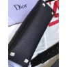 Dior DiorAddict Tote Bag In Black Grained Leather 374