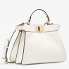 Fendi Peekaboo ISeeU Small Bag In White Calfskin 311