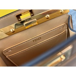 Fendi Peekaboo ISeeU Petite Bag In Beige Nappa Leather 344