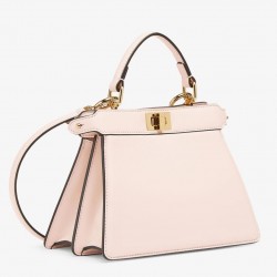 Fendi Peekaboo ISeeU Petite Bag In Pink Nappa Leather 448