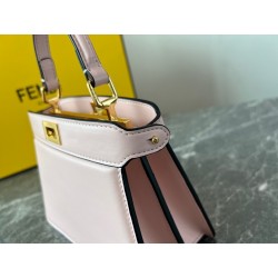 Fendi Peekaboo ISeeU Petite Bag In Pink Nappa Leather 448