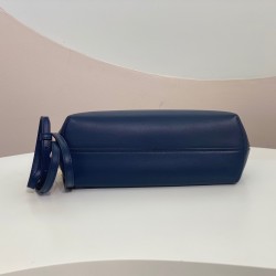 Fendi First Small Bag In Dark Blue Nappa Leather 432