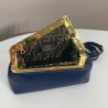 Fendi First Small Bag In Dark Blue Nappa Leather 432