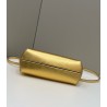 Fendi First Small Bag In Gold Laminated Leather 752