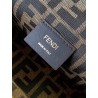 Fendi First Small Bag In Beige Raffia Macrame 813