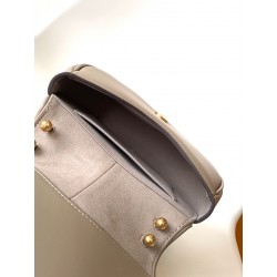 Fendi C’mon Small Bag in Grey Calfskin 859