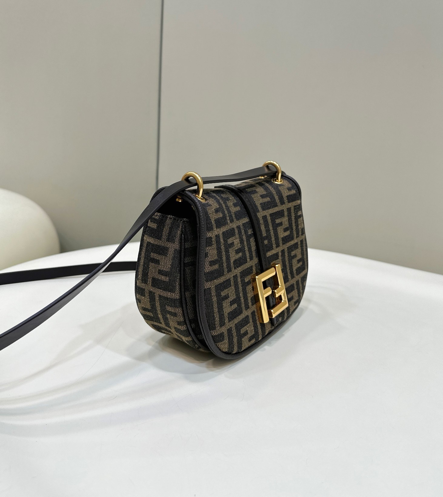 Fendi C’mon Small Bag in FF Jacquard Fabric 424