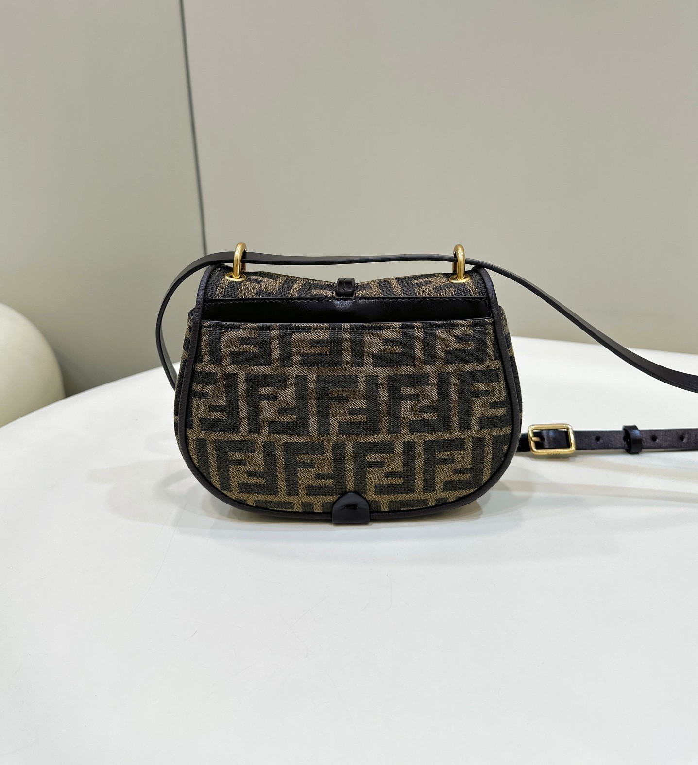 Fendi C’mon Small Bag in FF Jacquard Fabric 424