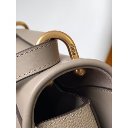 Fendi C’mon Medium Bag in Grey Calfskin 461