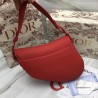 Dior Saddle Bag In Cherry Red Matte Calfskin 415