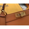 Fendi Peekaboo ISeeU Medium Bag In Brown Leather 661