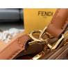 Fendi Peekaboo ISeeU Medium Bag In Brown Leather 661