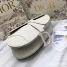 Dior Saddle Bag In White Matte Calfskin 451