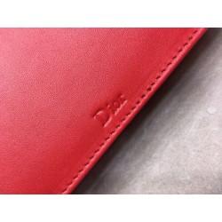 Dior Diorama Bag In Red Eyelets Lambskin 618