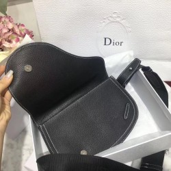 Dior Black DIOR x KAWS Pouch Saddle Bag 864