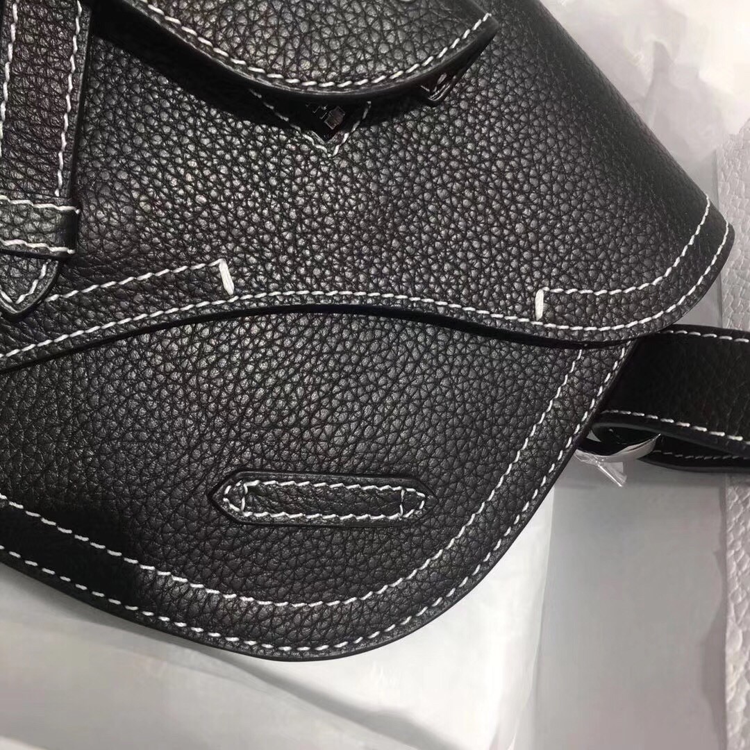 Dior Black DIOR x KAWS Pouch Saddle Bag 864