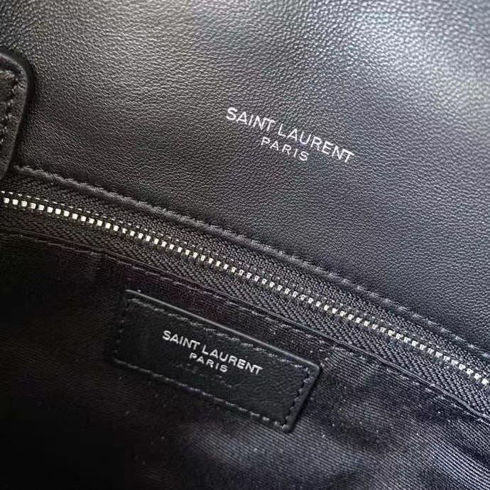 Saint Laurent Puffer Toy Bag In Noir Lambskin 820